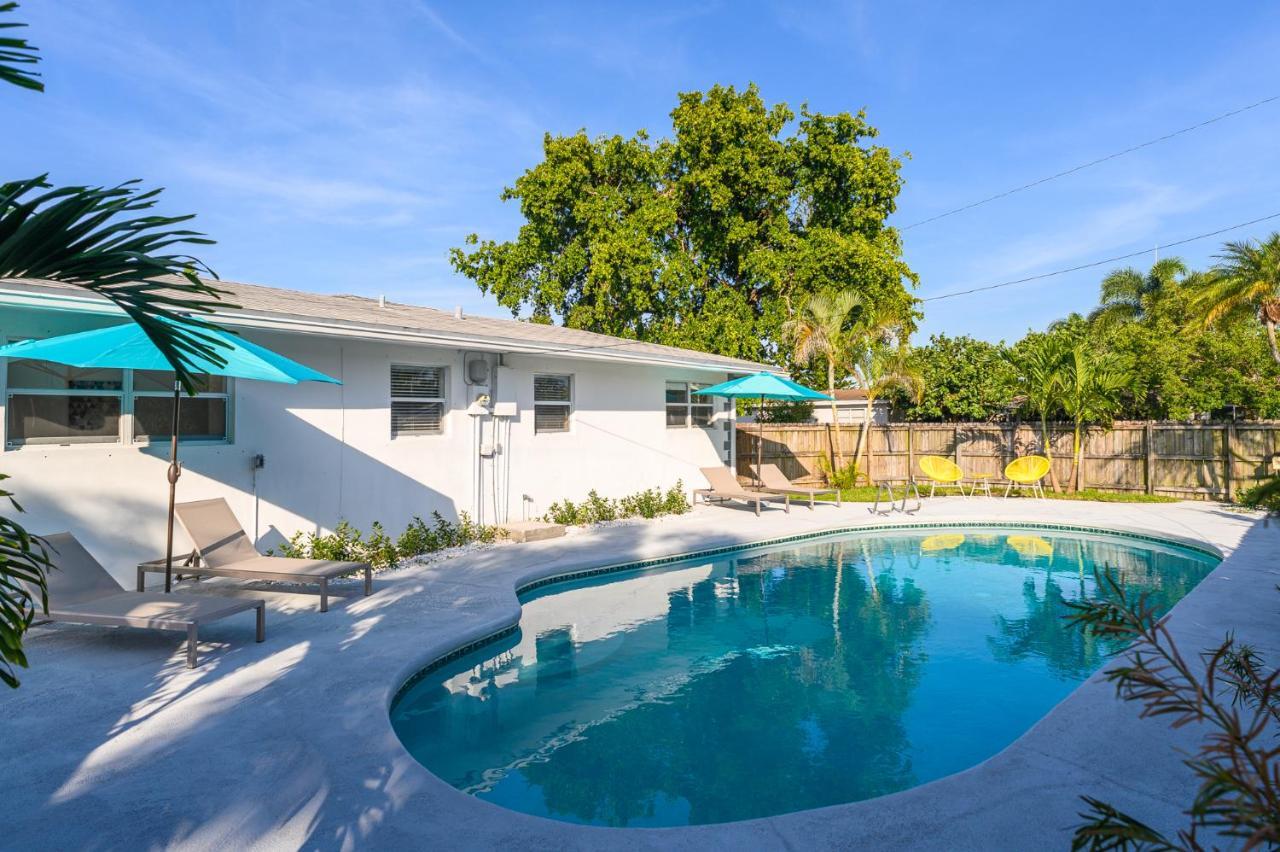 Luxury Casa 4 Bedrooms With Pool & Game Room 15 Mins To Ocean Fort Lauderdale Exterior photo