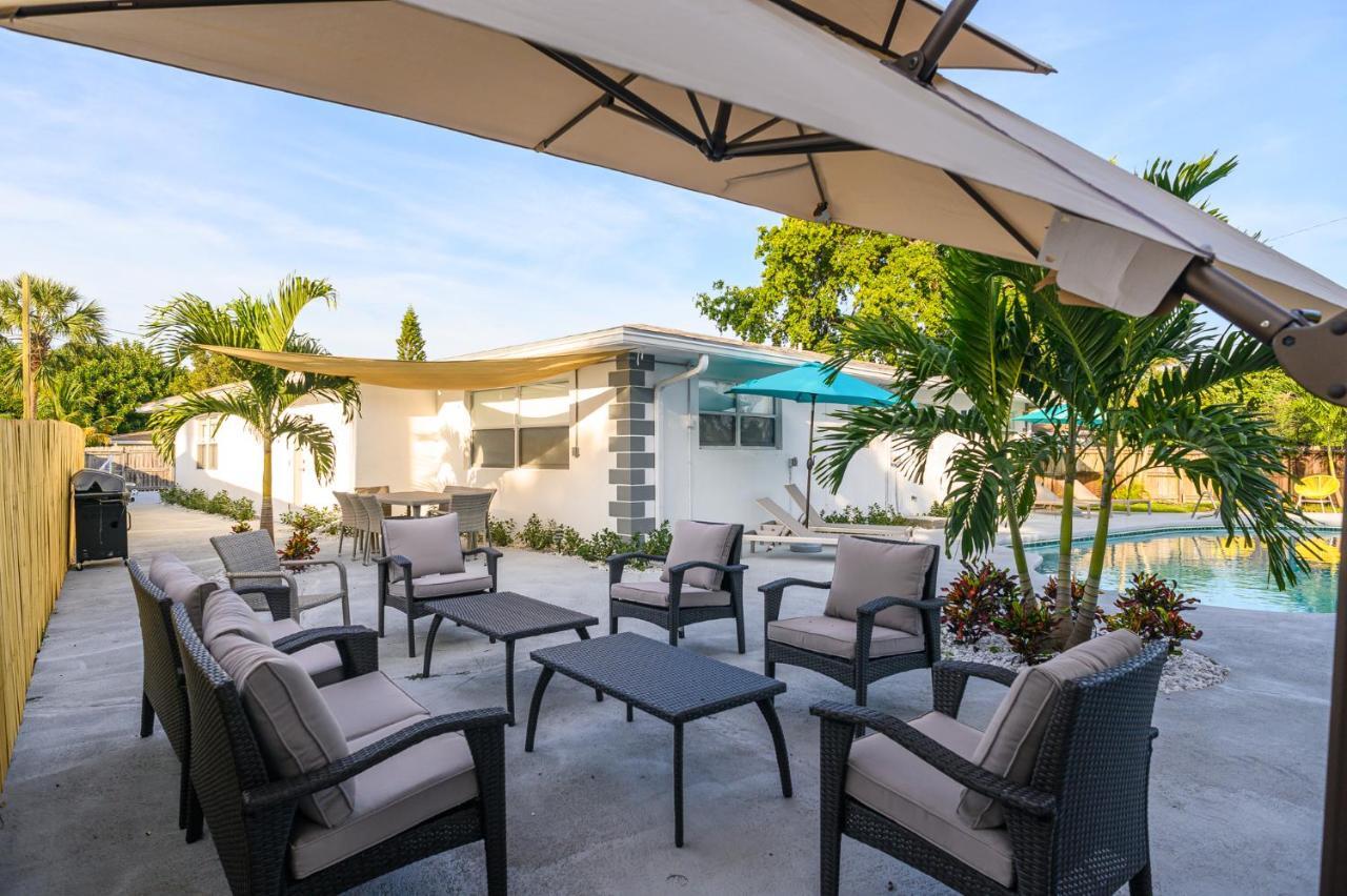 Luxury Casa 4 Bedrooms With Pool & Game Room 15 Mins To Ocean Fort Lauderdale Exterior photo